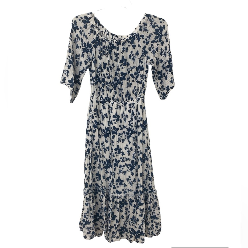 Michael Stars Dress Women’s S White and Blue LIKE NEW!